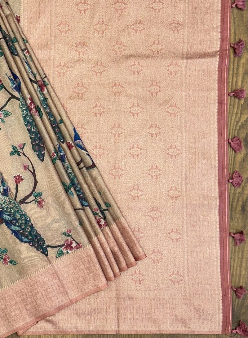 Tissue Banarasi Saree - Image 4