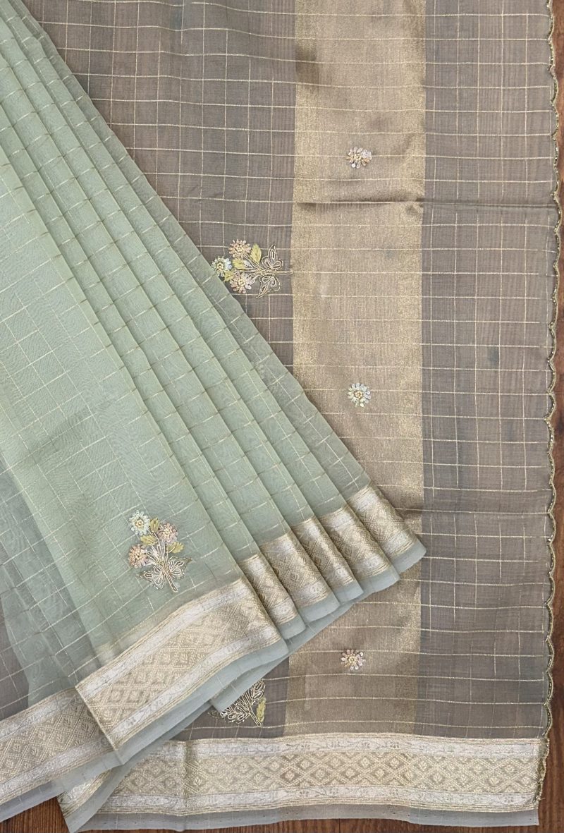 Organza Saree - Image 4