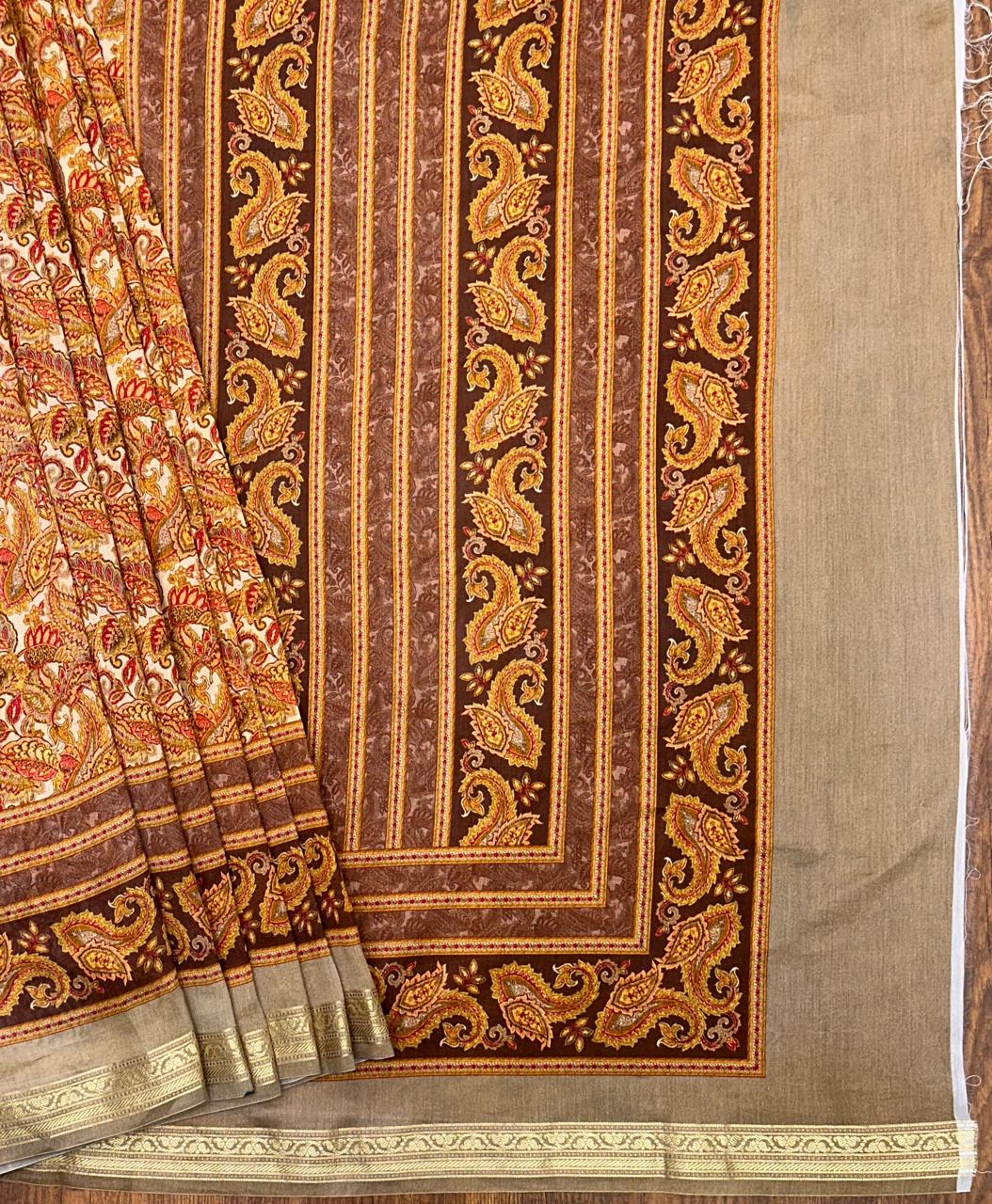 Chanderi Silk Saree - Image 3