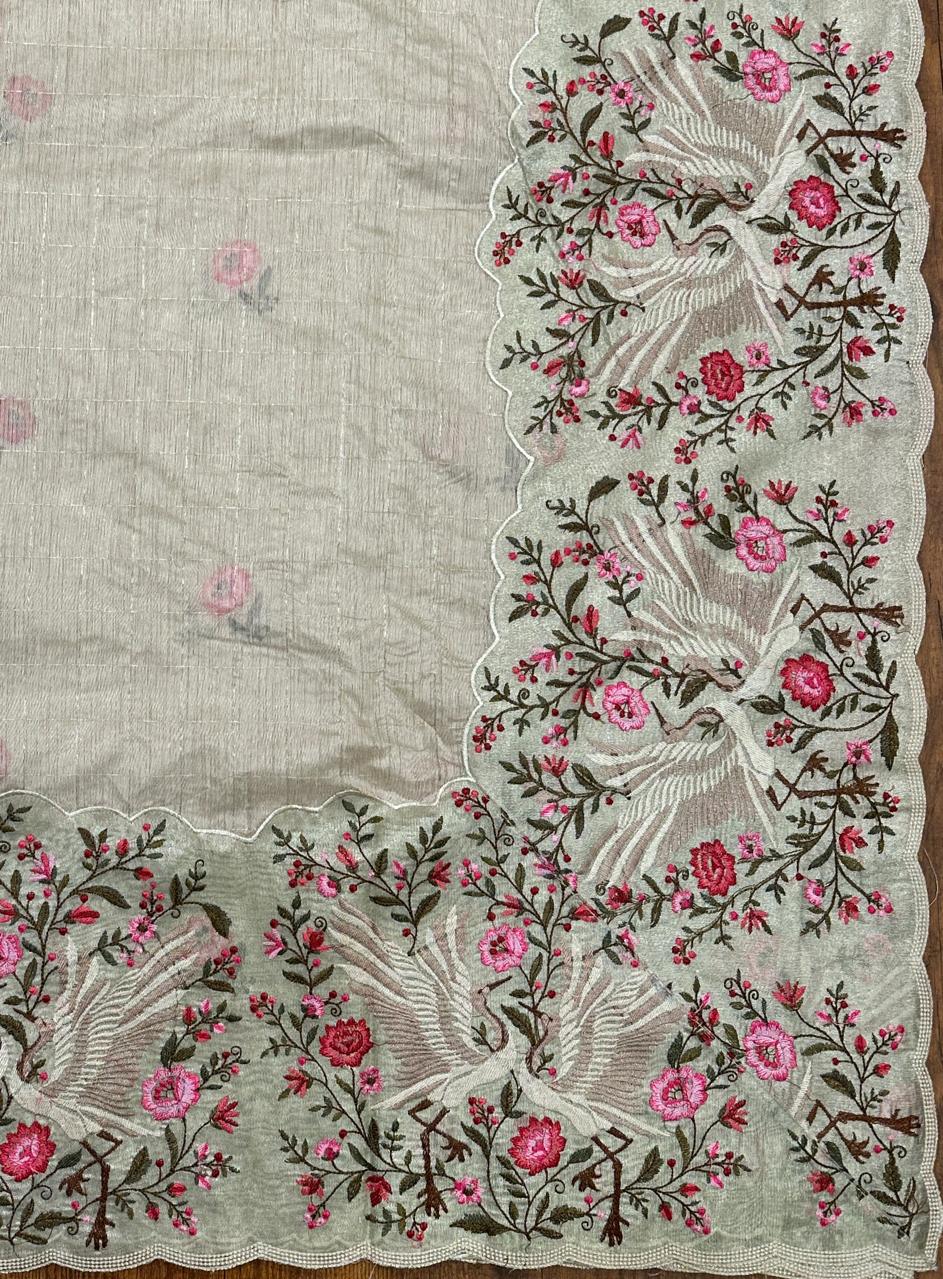 Tussar Silk Saree - Image 3