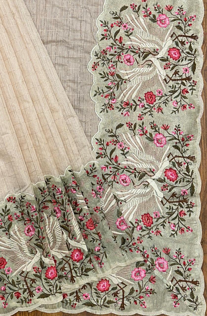 Tussar Silk Saree - Image 4